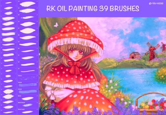 Download Oil Painting Brushes for Procreate - Painting brush Collection