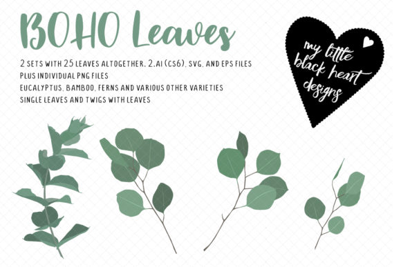 Download Boho Leaves Set - Leaves Collection